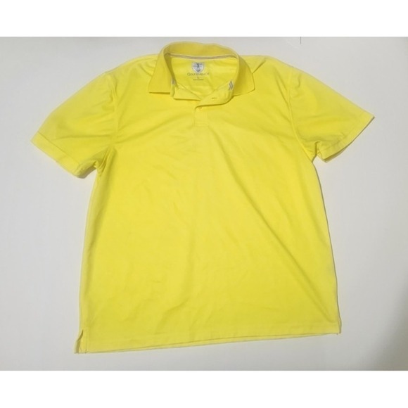 Golf America Mens Short Sleeve‎ Yellow Shirt - Picture 1 of 3